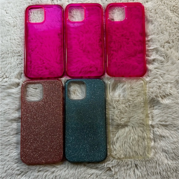 Six iPhone 13 Pro Max Gel Cases - Picture 1 of 2